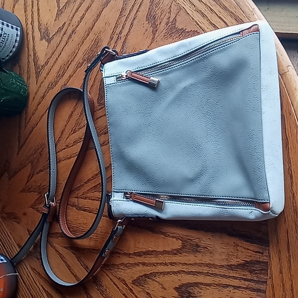 Maurices colorblock crossbody satchel handbag color block - Picture 1 of 6